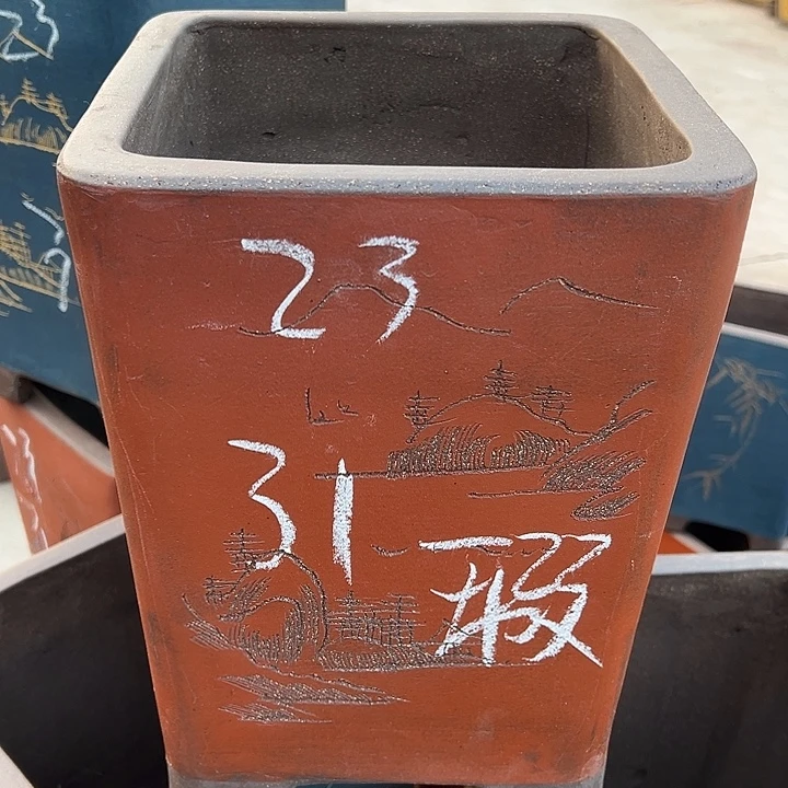 紫砂花盆透气花盆