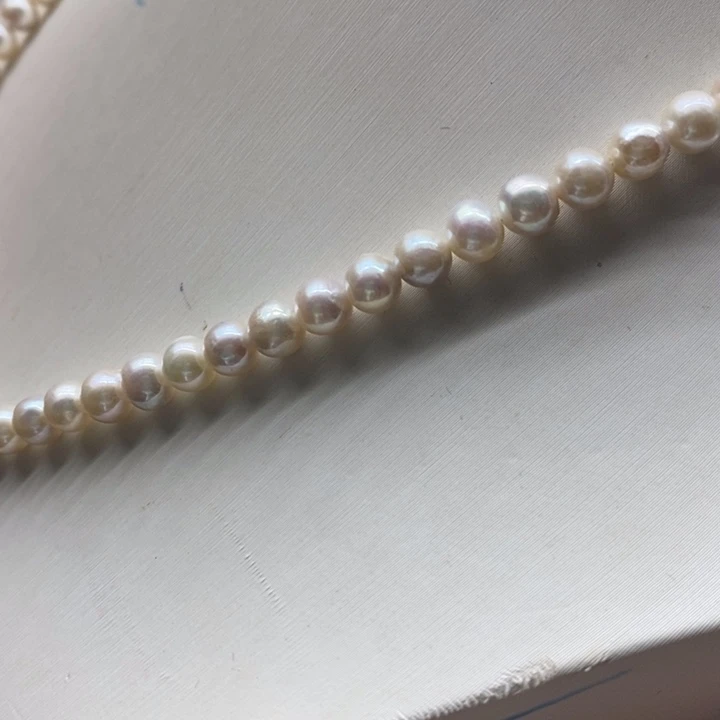 淡水珍珠合金项链