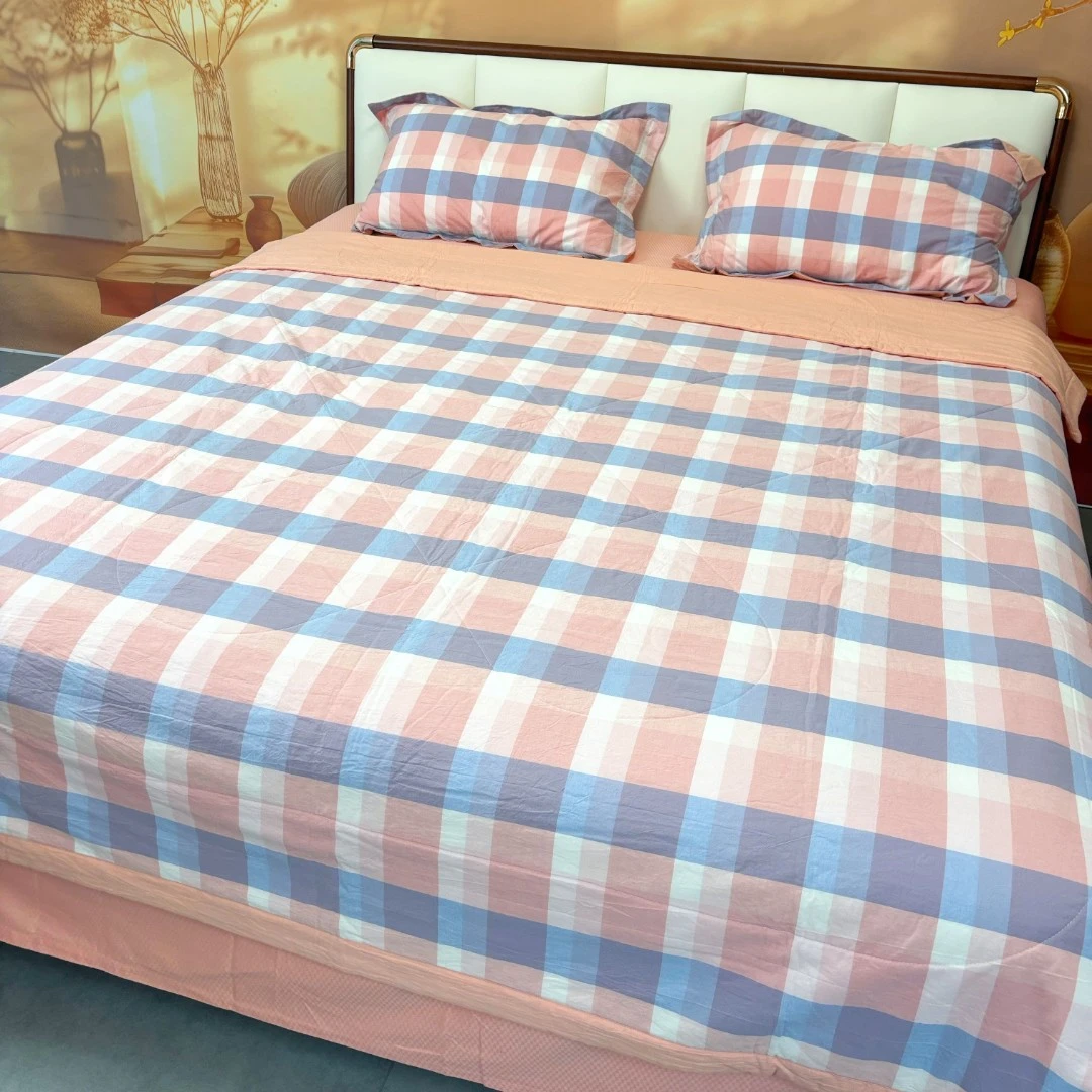 全棉被面夏凉被空调被子夏季单人薄夏被学生宿舍可机洗