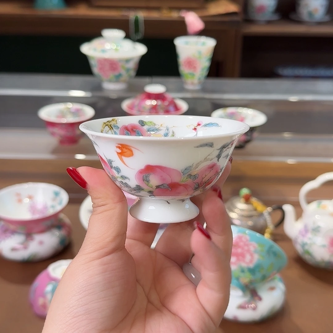 珐琅彩主人杯茶具系列