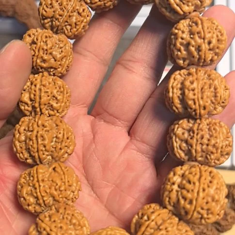 金刚菩提把件七瓣大金刚手串，原皮原色，深度清理