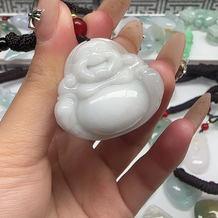 翡翠未镶嵌颈饰666