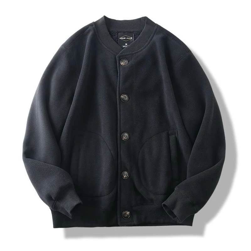 特大码300斤情侣小众对襟棒球服夹克男女装秋冬宽松百搭外套潮流2