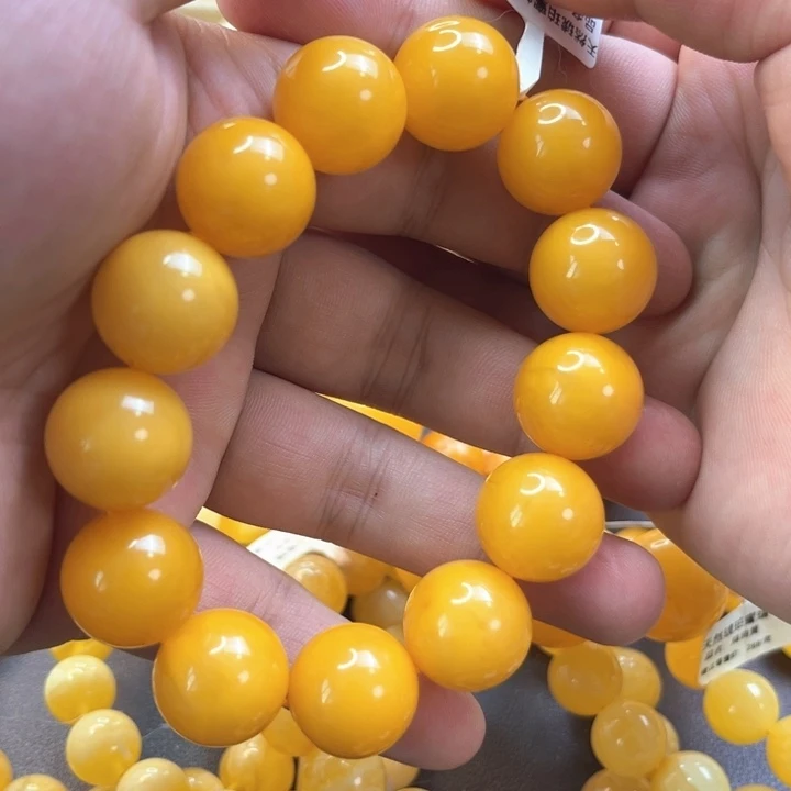未镶嵌琥珀手链琥珀