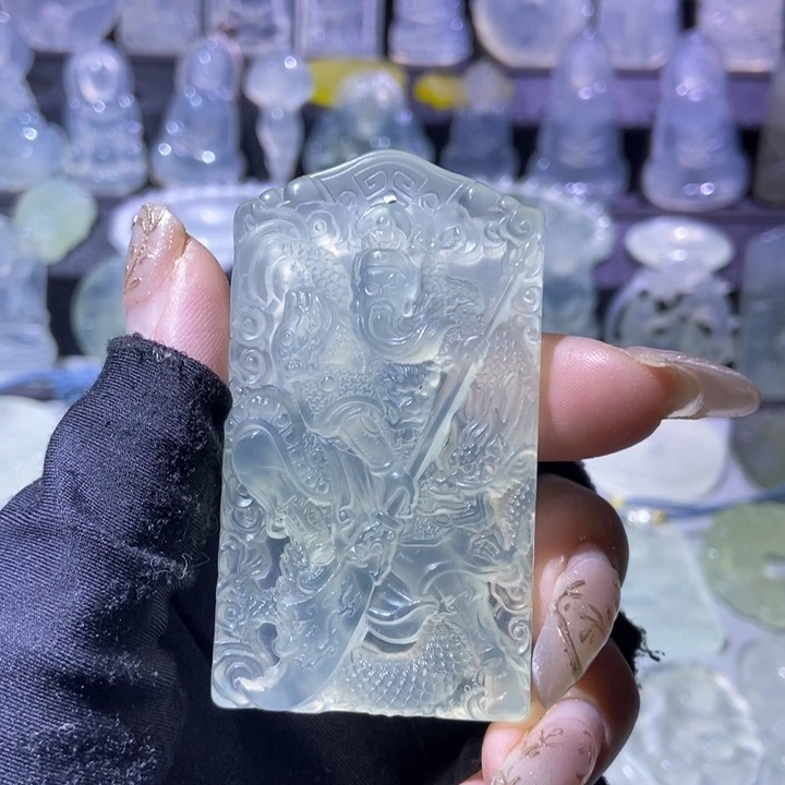 岫玉未镶嵌吊坠吊坠