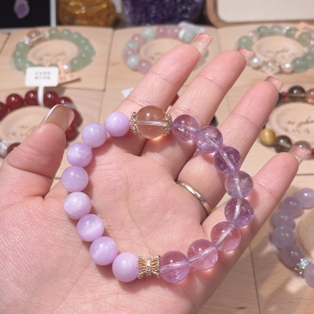 水晶未镶嵌手链天然水晶