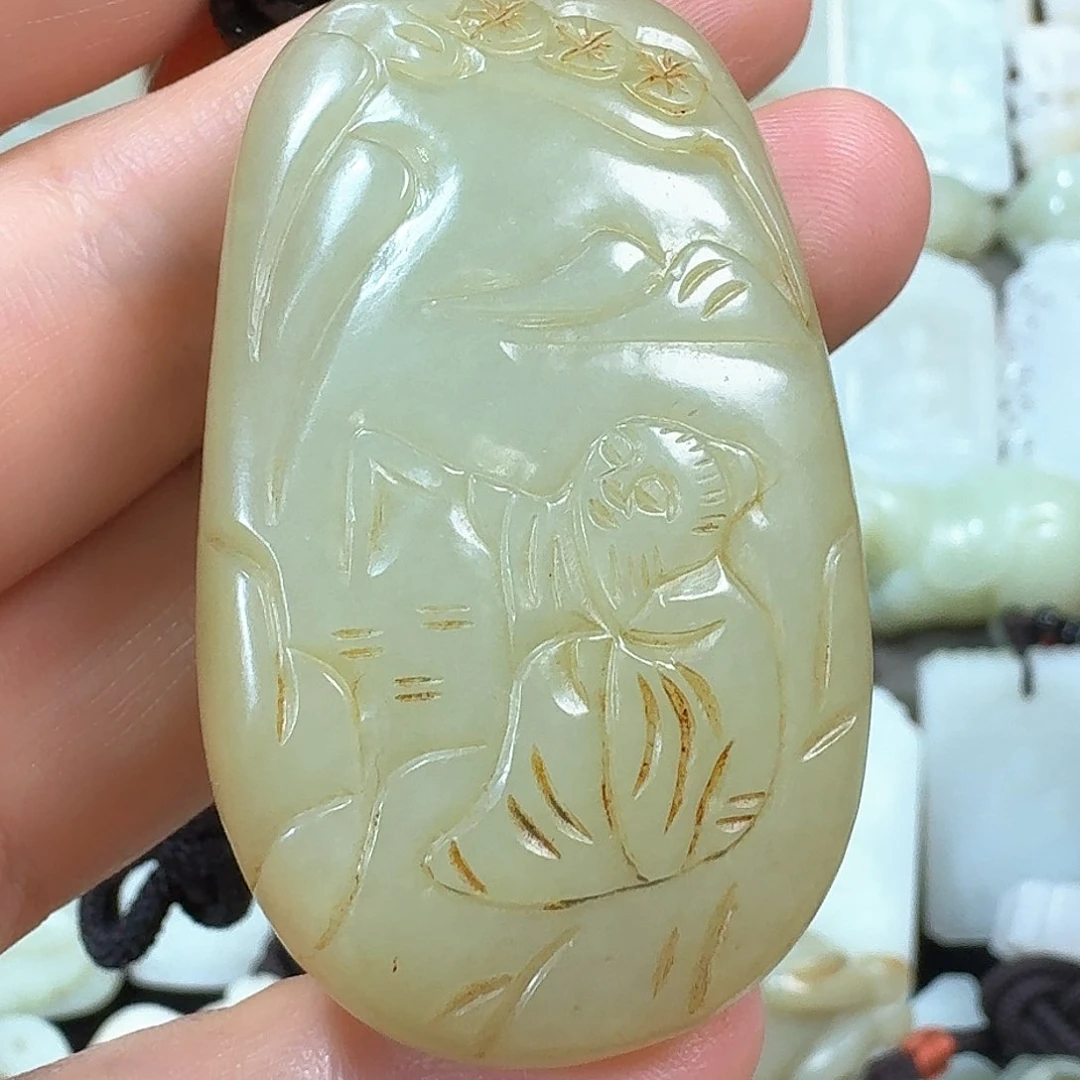 未镶嵌和田玉挂件