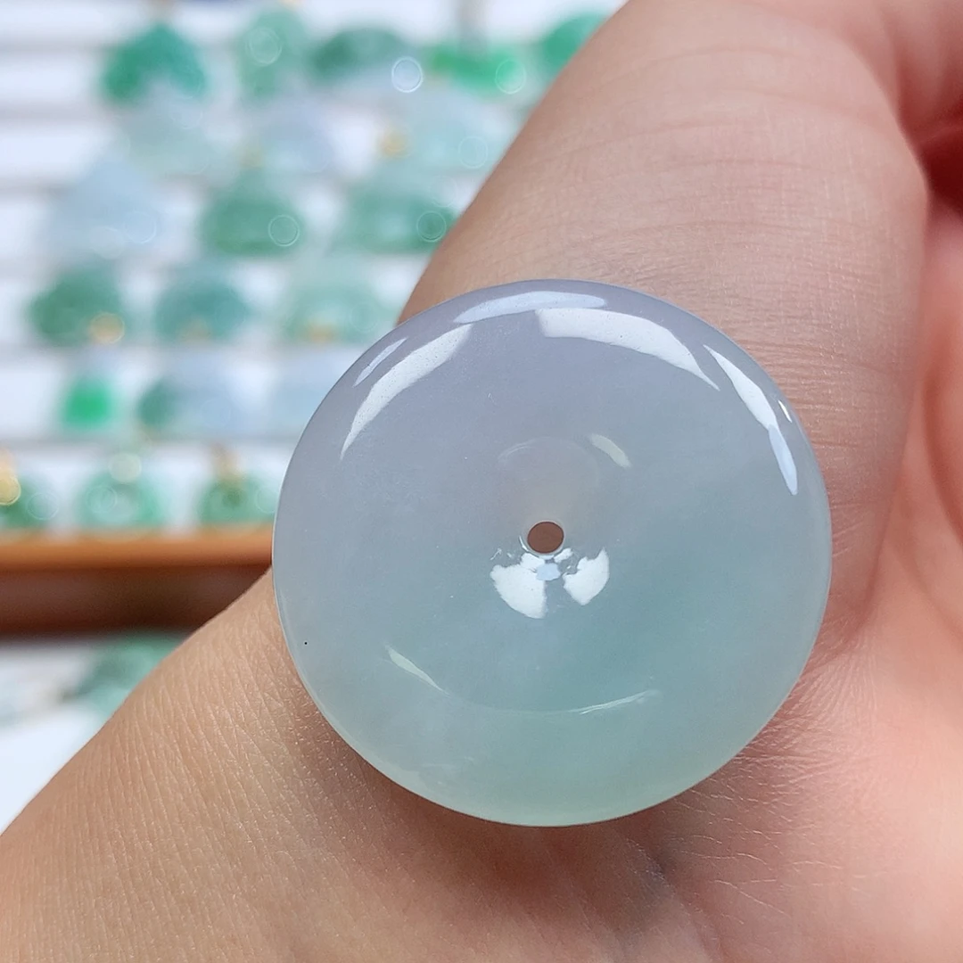 翡翠未镶嵌吊坠(不含链)30.7-5.5