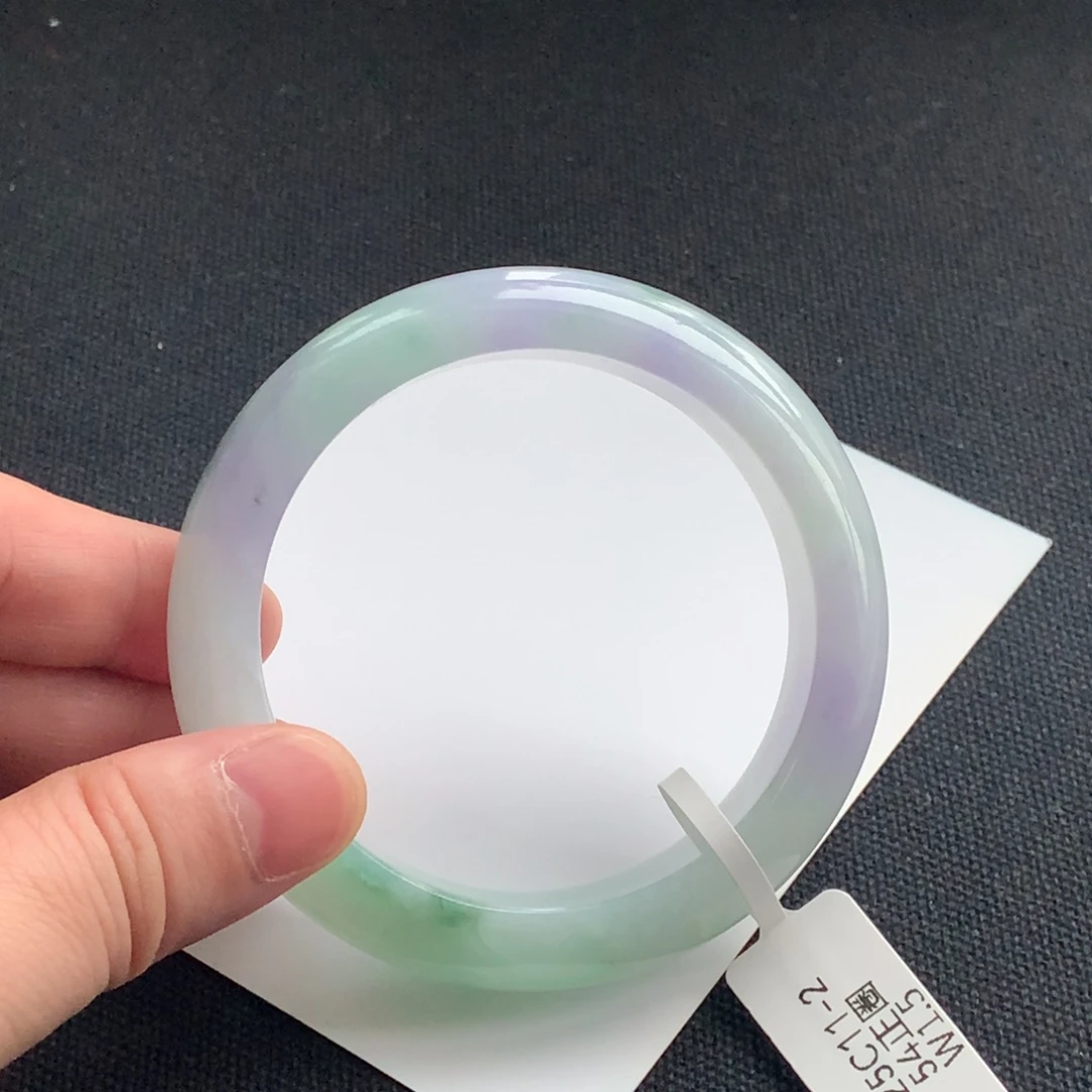 翡翠未镶嵌手镯7号