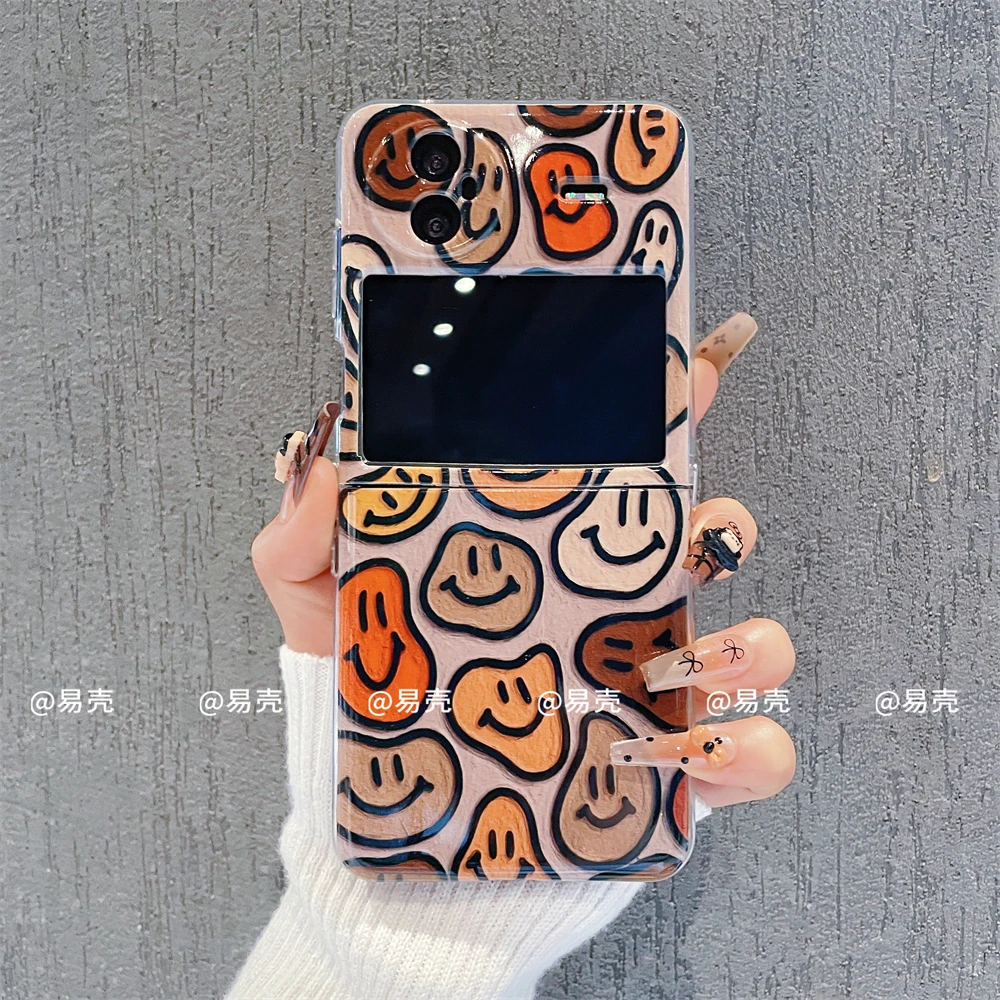 新款折叠适用于vivoxflip手机壳女款小众ins可爱XFLIP创意防摔套