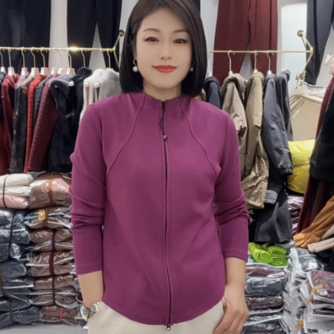 春款时尚百搭修身显瘦小蛮腰开衫外套