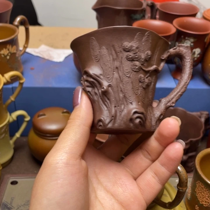 紫砂茶杯紫砂主人杯