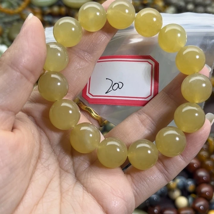 蛇纹石玉未镶嵌手链