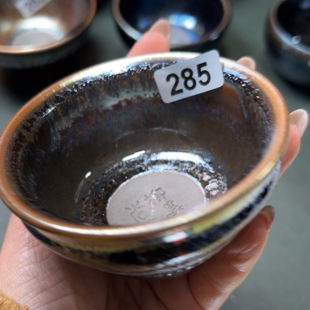 澜***台茶盏全手工原矿原釉建盏