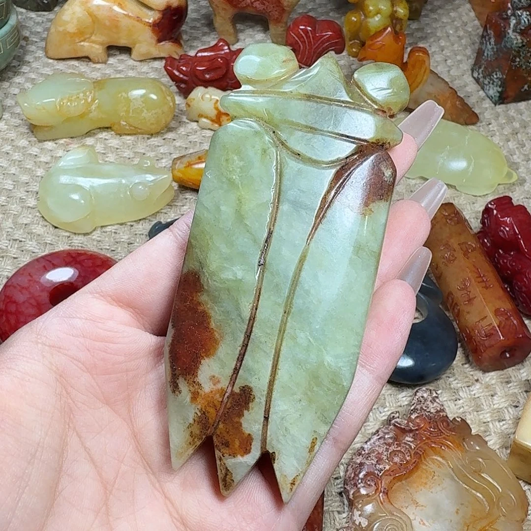 白玉菩提吊坠挂件