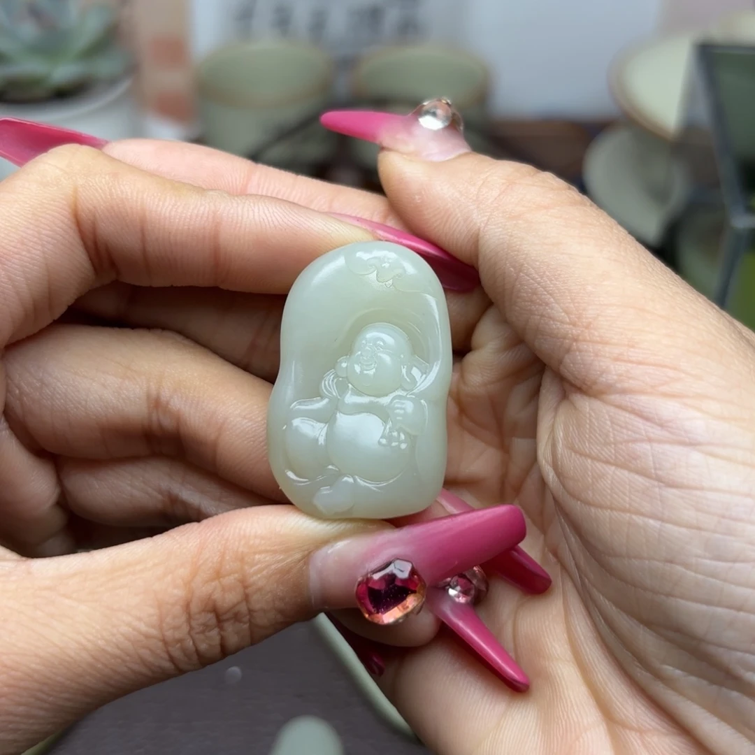 和田玉颈饰未镶嵌关*我