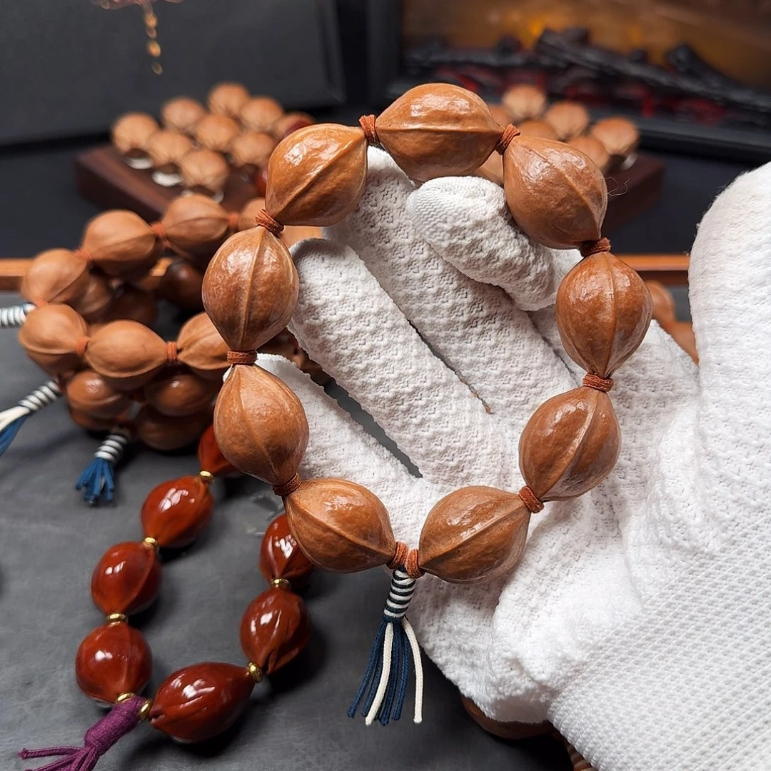 2.1*3.0大尺寸原生态梅林铁核手串