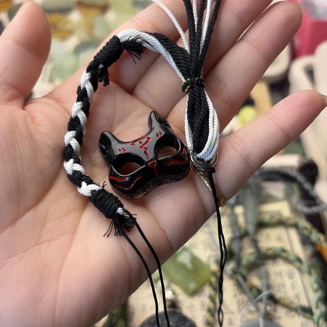 蛇纹石玉合金颈饰