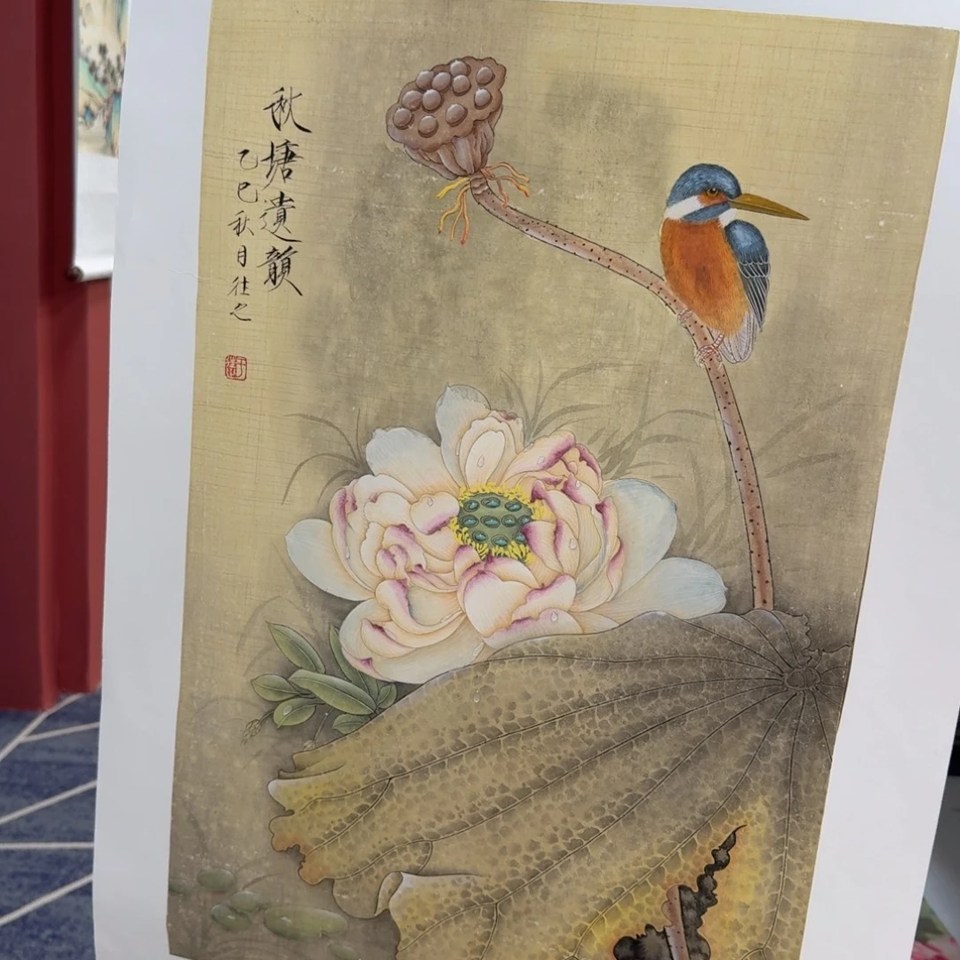 国画国画作品山水花鸟