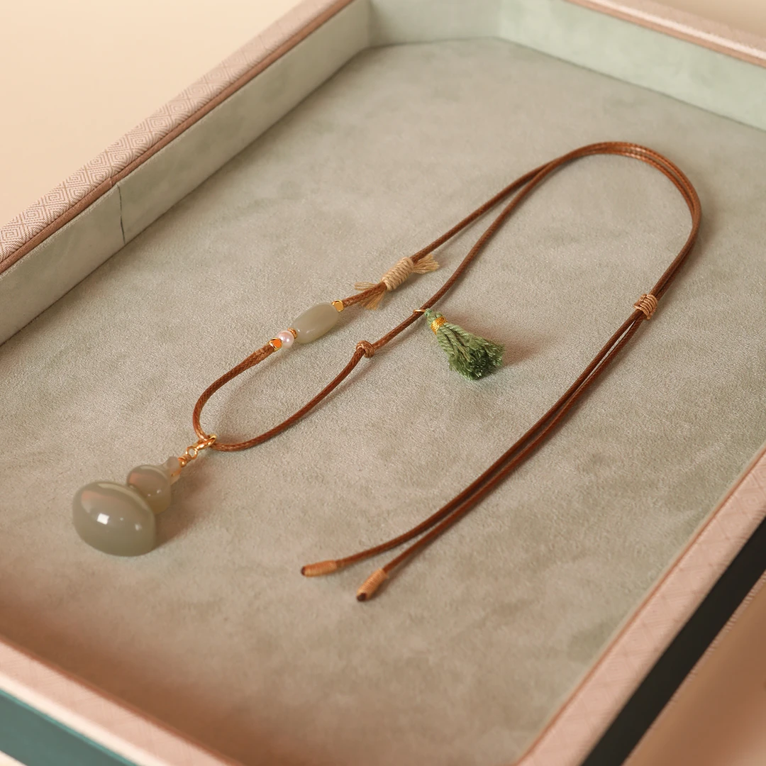 『乐小福』葫芦*和田玉项链多样发货