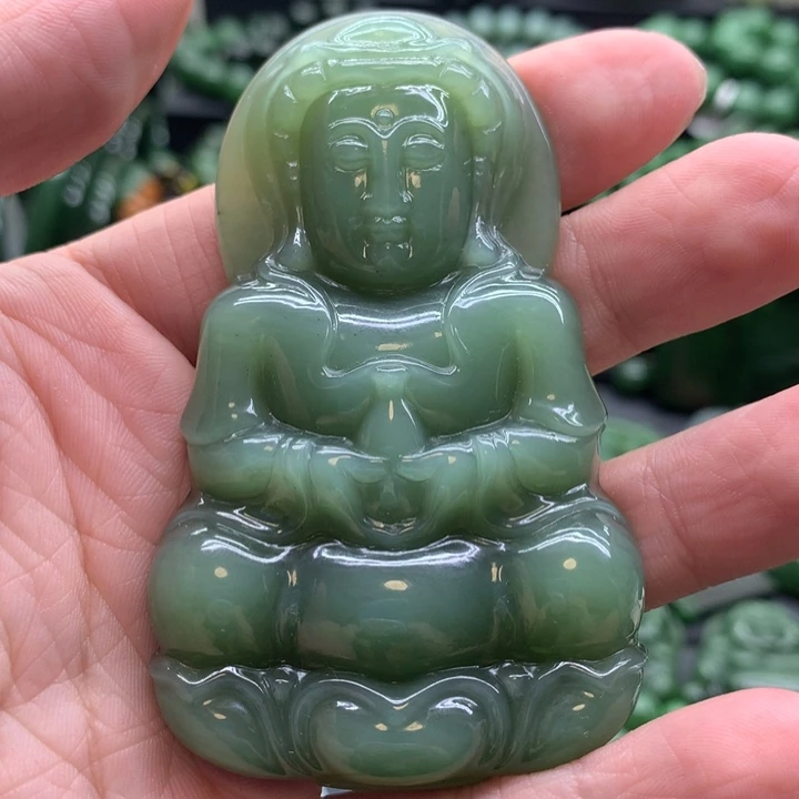 和田玉（碧玉）未镶嵌颈饰