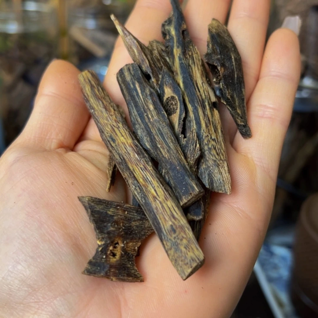 【闪购商品】沉香手把件计*莉奇楠紫棋老块料20克