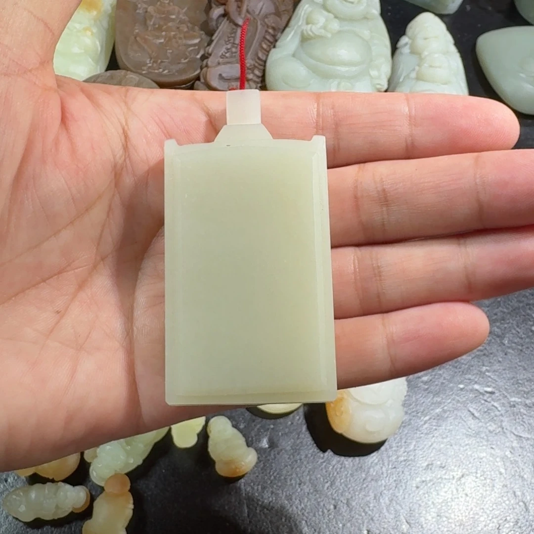 和田玉未镶嵌吊坠(不含链)