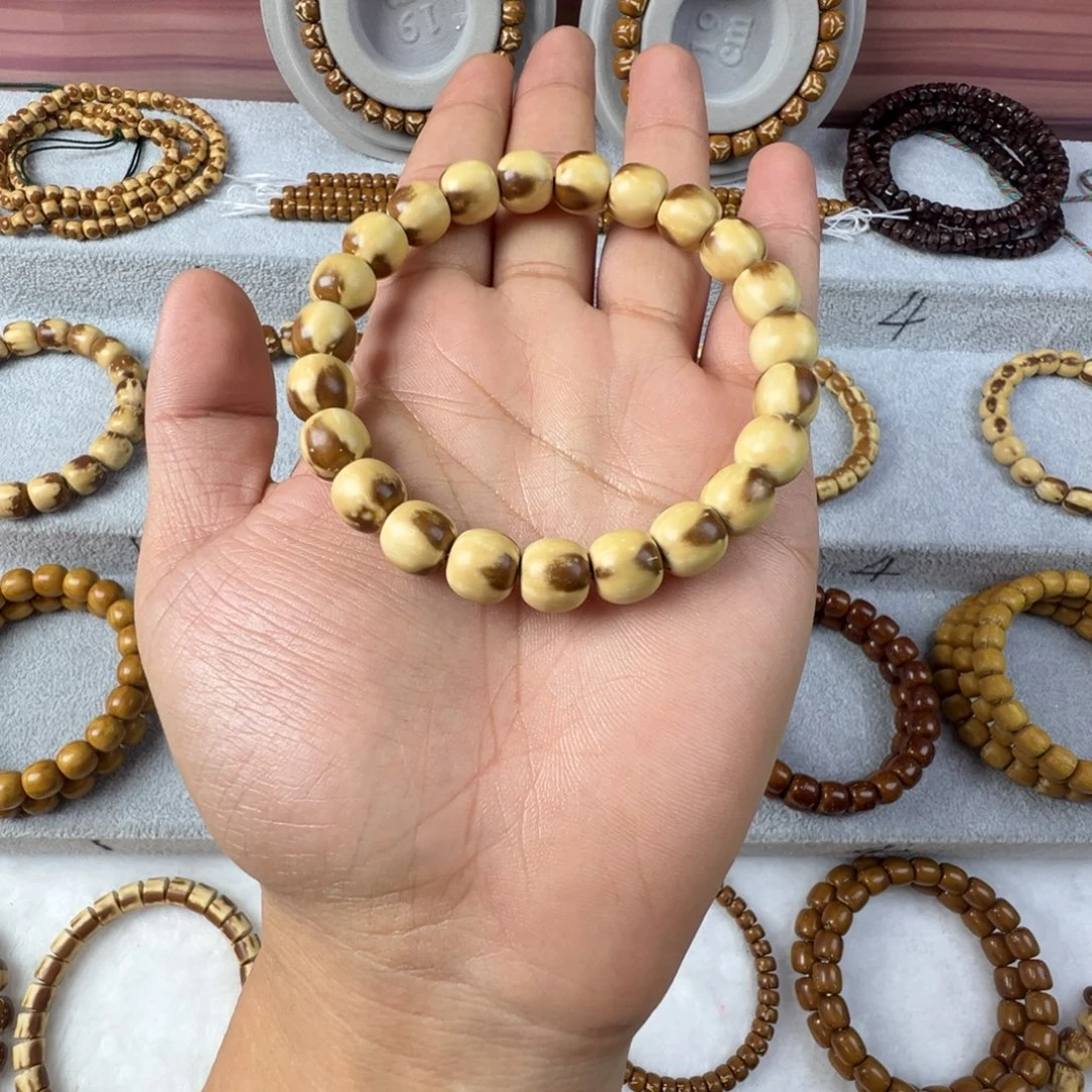 紫金鼠手串实心紫金鼠火焰三花10