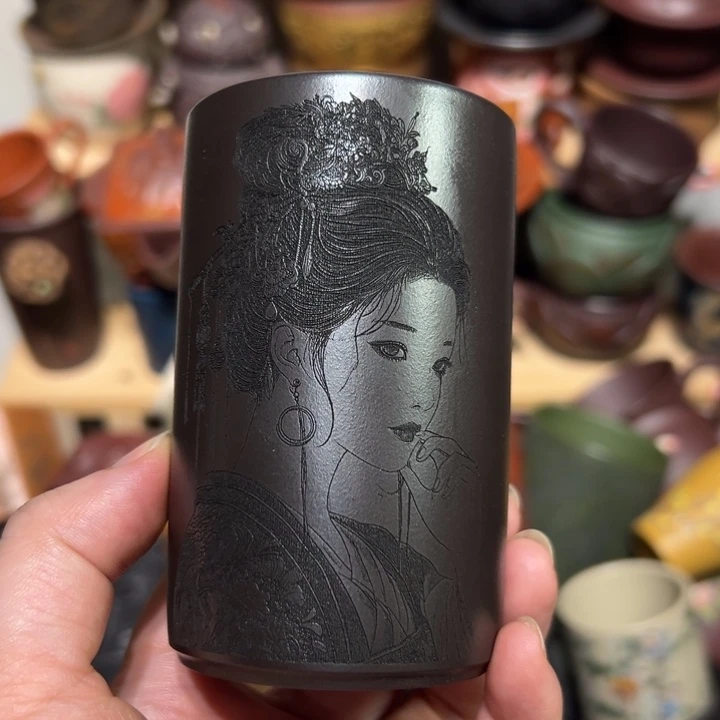 茶杯紫砂宜兴紫砂主人杯