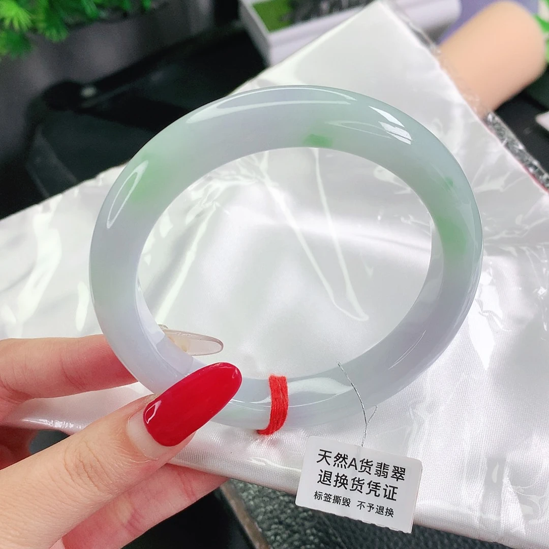 翡翠未镶嵌手镯62.5圈