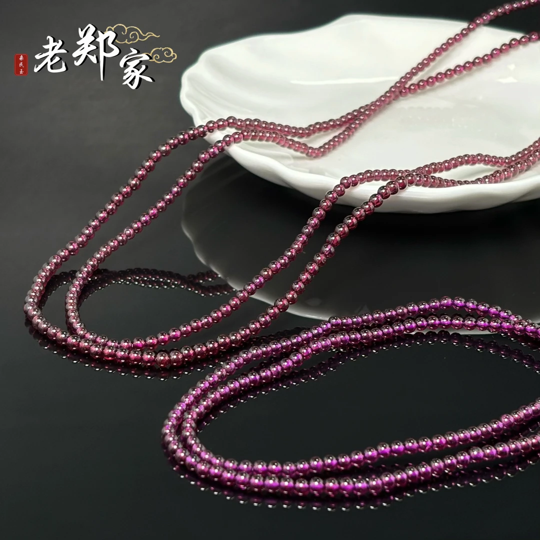 【老郑家】石榴石多圈手串 约3mm+ (多样性发1件) YS35