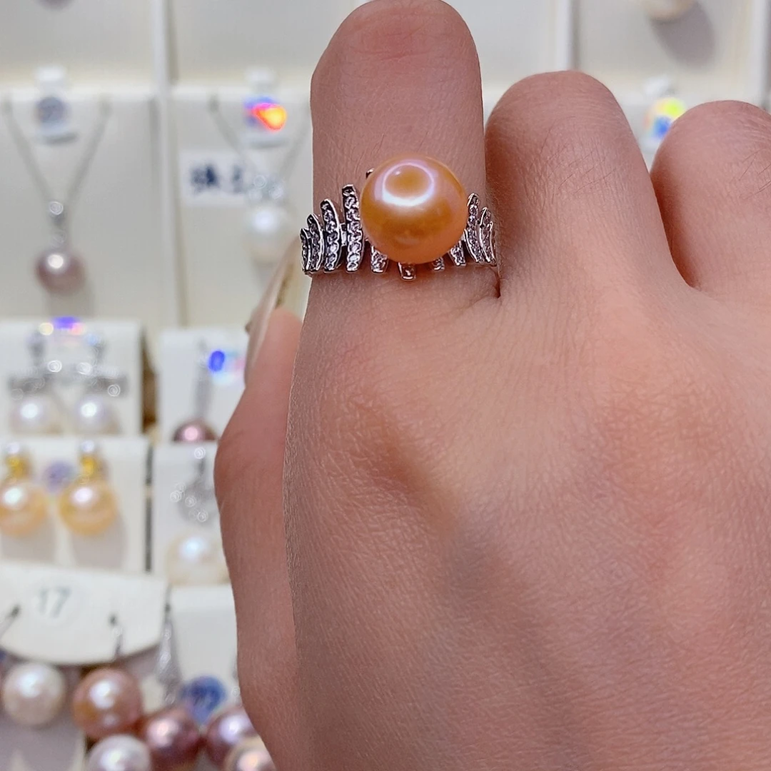 未镶嵌戒指淡水珍珠