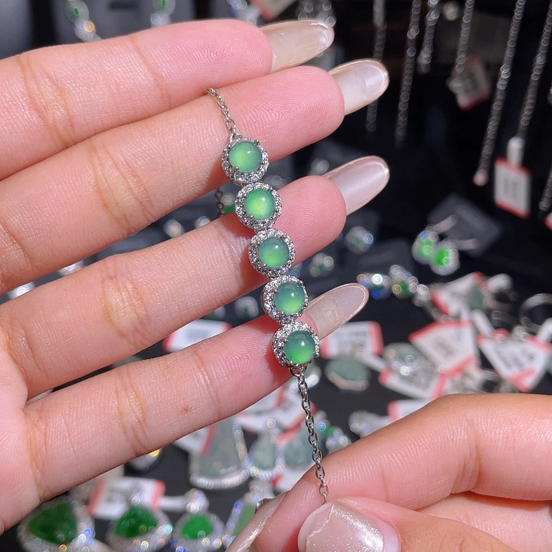 未镶嵌手链翡翠手链