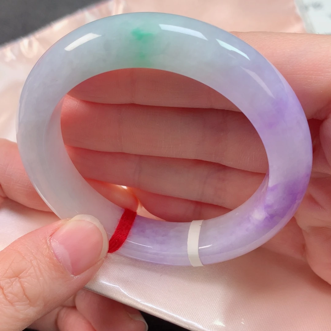 未镶嵌手镯翡翠缅甸天然翡翠手镯53