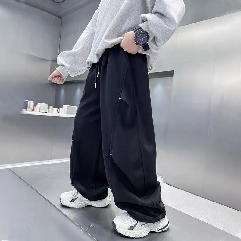 200535童装男童休闲卫裤2025秋款宝宝韩版潮酷洋气休闲男童卫裤潮