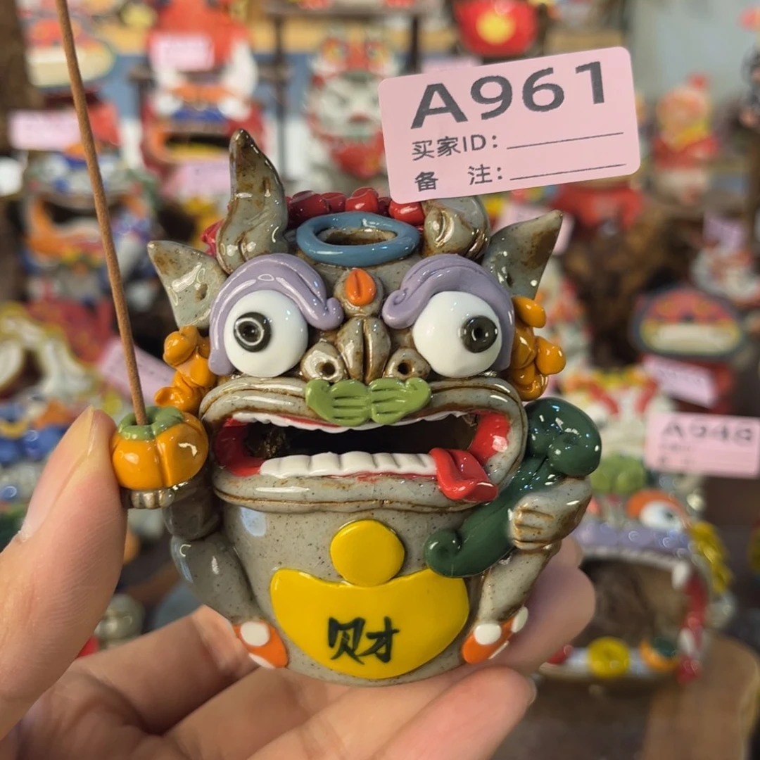 泥塑纯手工茶宠摆件