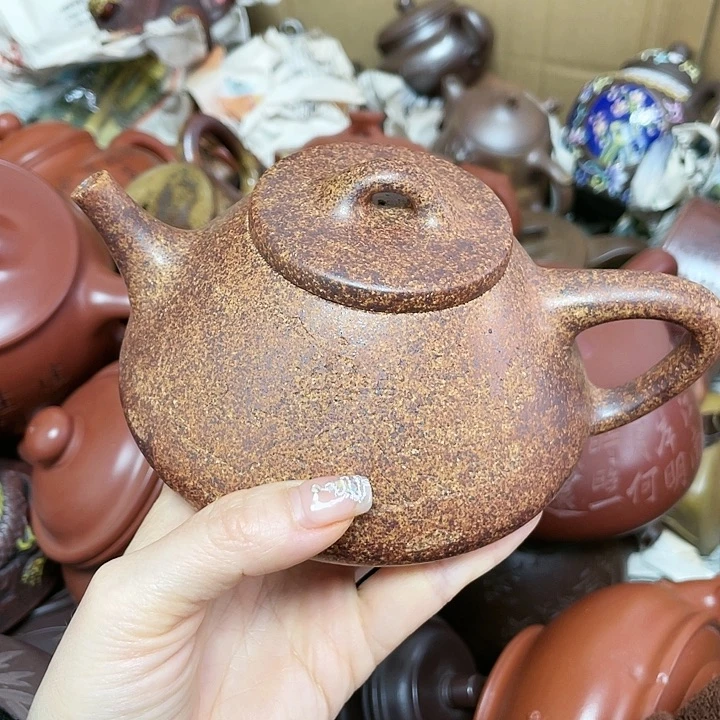 紫砂茶壶原矿手工制作