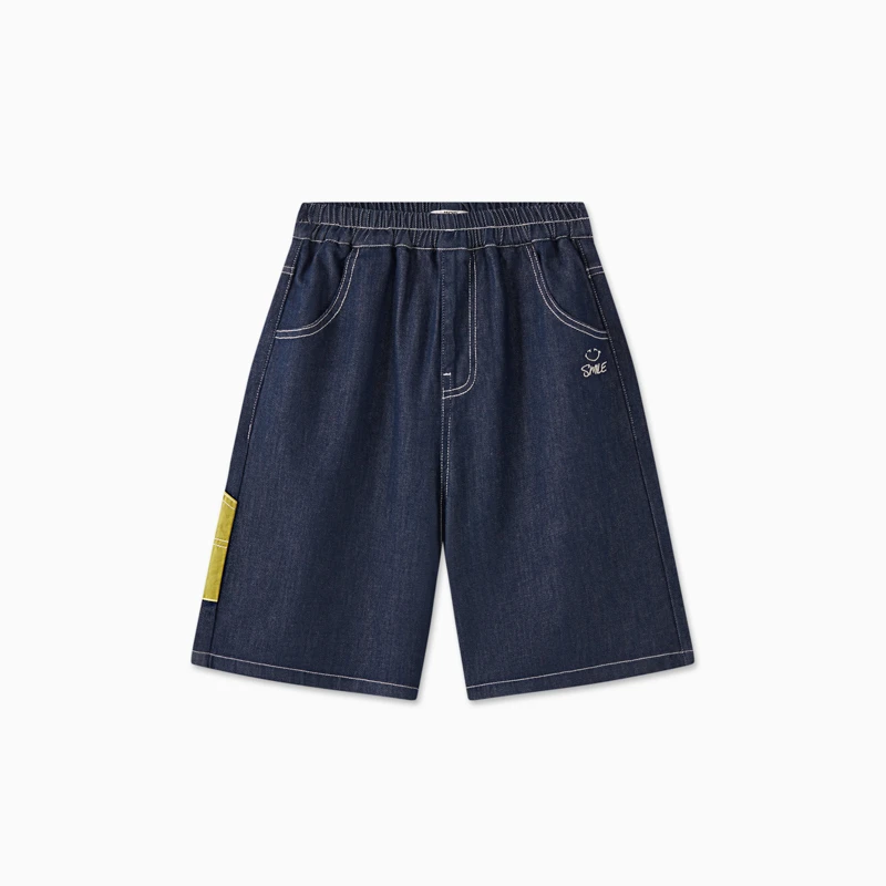 MQD童装儿童25夏季新款五分休闲裤宝宝时尚宽松裤9642W1428