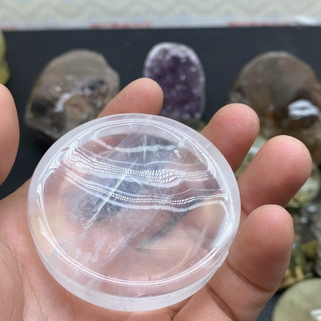 缘***落未镶嵌珠宝半成品水晶225水晶石