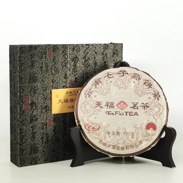 天福普洱熟茶-茶叶礼盒适合长期储存