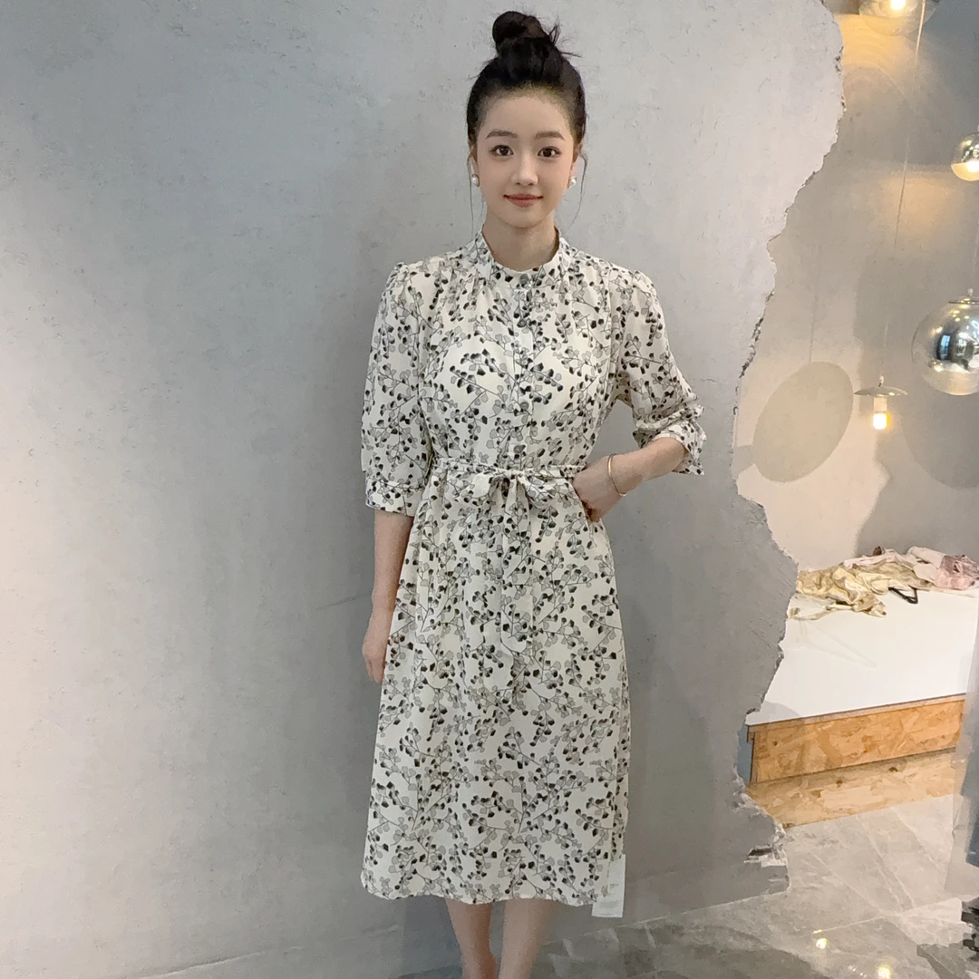 【银杏】19姆米双绉连衣裙！2025年新款大牌桑蚕丝裙子！