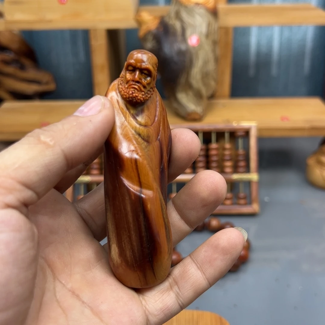 大***州木崖柏木摆件手把件