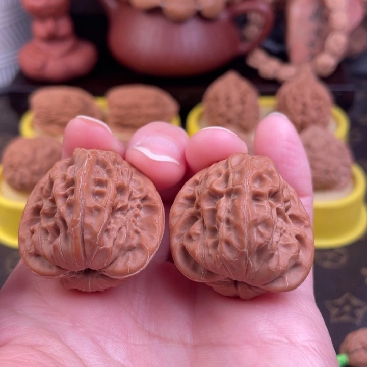 吊坠文玩核桃白蛇骨34