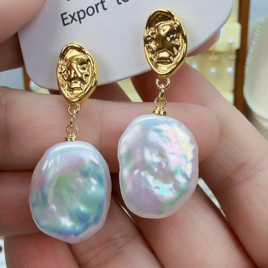 淡水珍珠耳饰未镶嵌