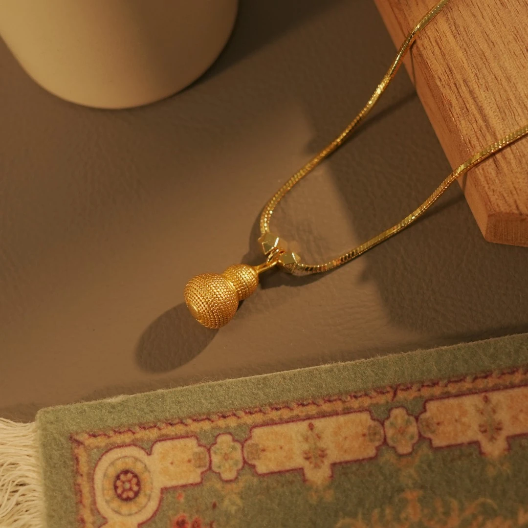 铜合金项链 Dries Criel【满满福禄】项链~7165（37+5）