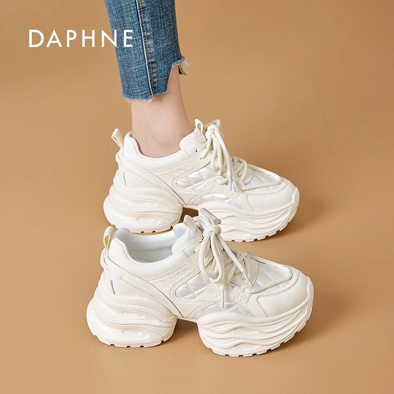 Daphne/达芙妮老爹鞋女2025夏季新款时尚百搭厚底休闲运动鞋