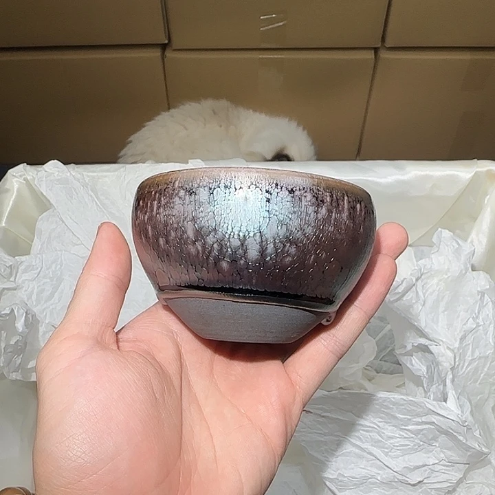 茶盏微瑕建盏，介意勿拍