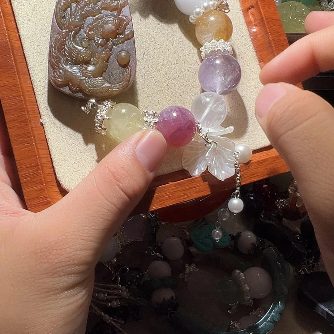 水晶未镶嵌手链水晶手链