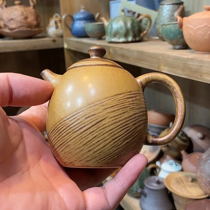 柴烧老岩泥高端茶器