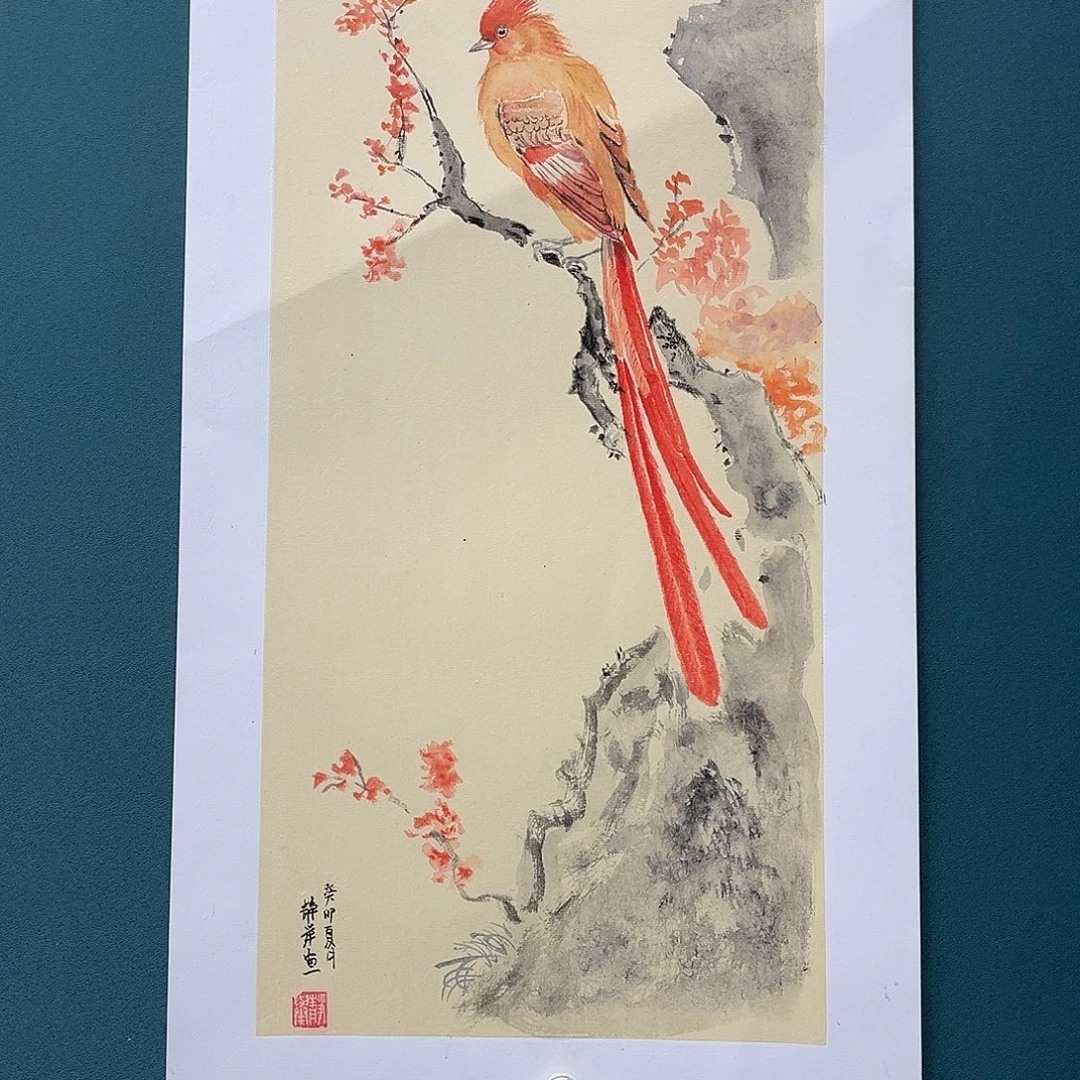 国画艺术家真人手绘